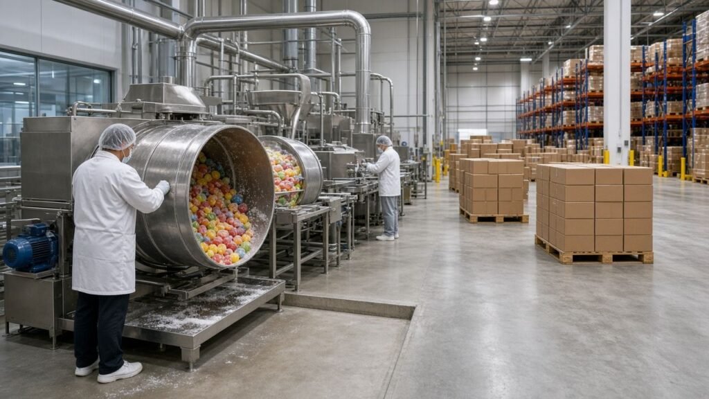 Plant 3 · Sour-Sanded Candy & Logistics