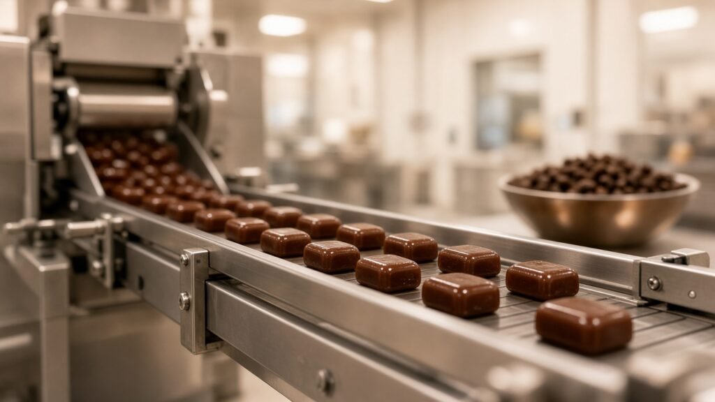 Packaged coffee candy product