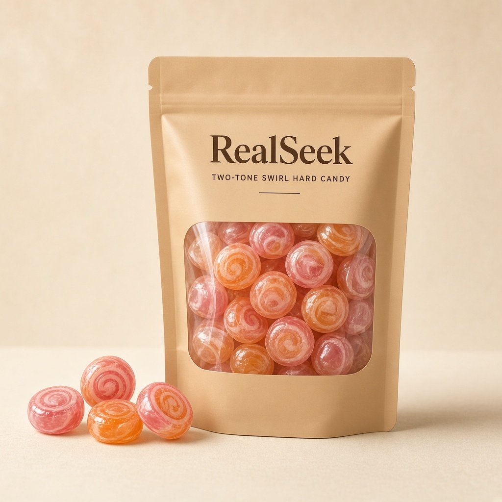 Two-Tone Swirl Hard Candy