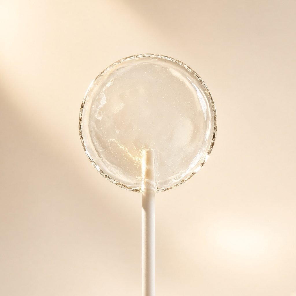 Isomalt Crystal-Clear Lollipop