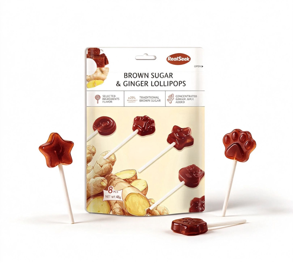 REALSEEK Brown sugar & Ginger Lillipops