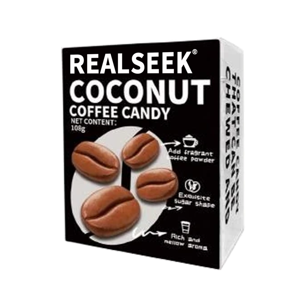RealSeek Coffee Bean Candy Coconut flavor