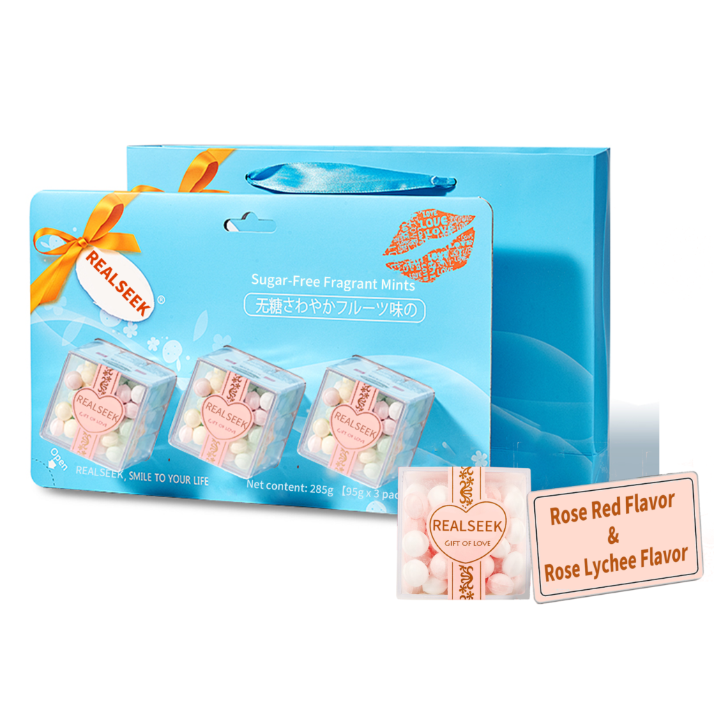 RealSeek Mints Rose Red Flavor  &  Rose Lychee Flavor