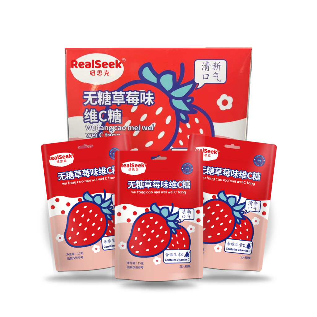 RealSeek Tablet Mints Strawberry Flavor
