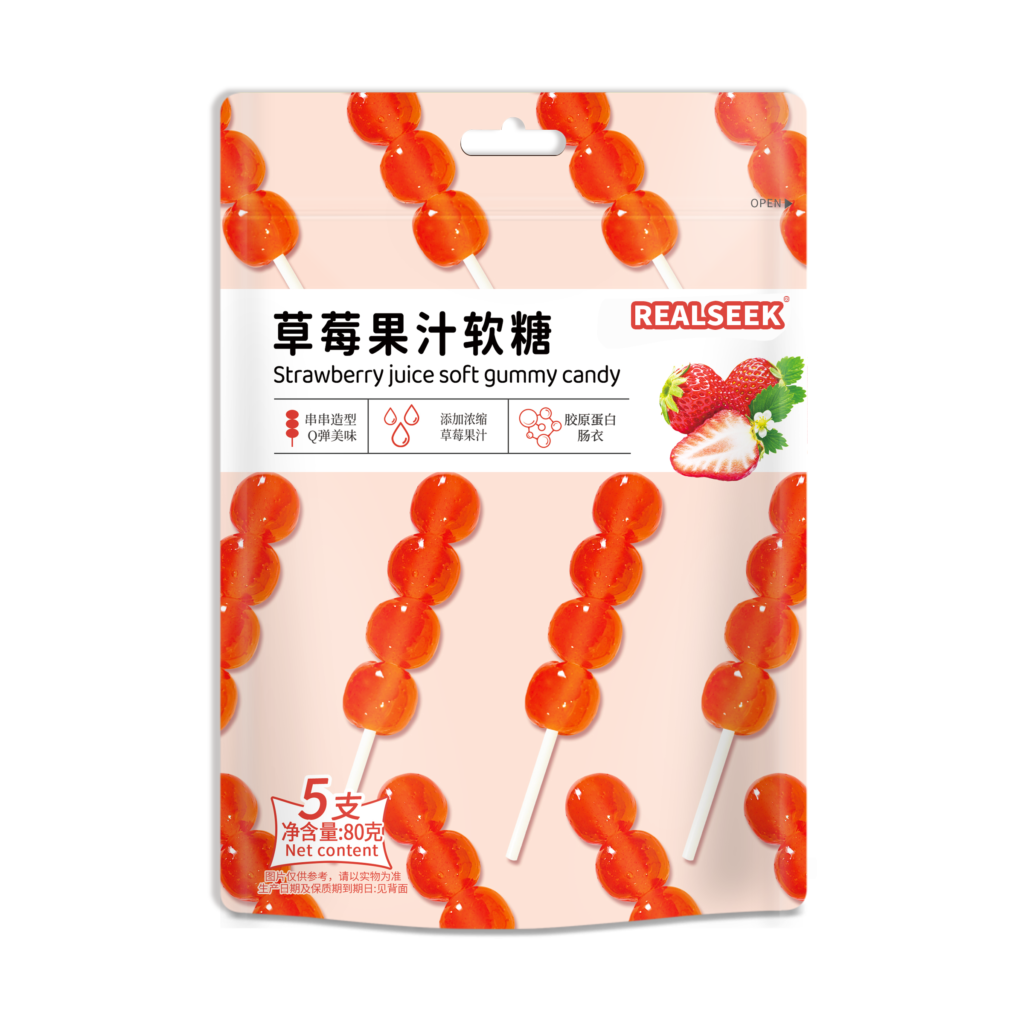 REALSEEK Gummy Sticks Strawberry