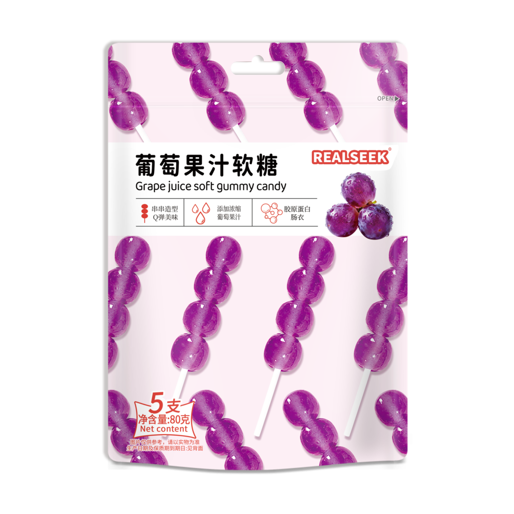 REALSEEK Gummy Sticks Grape
