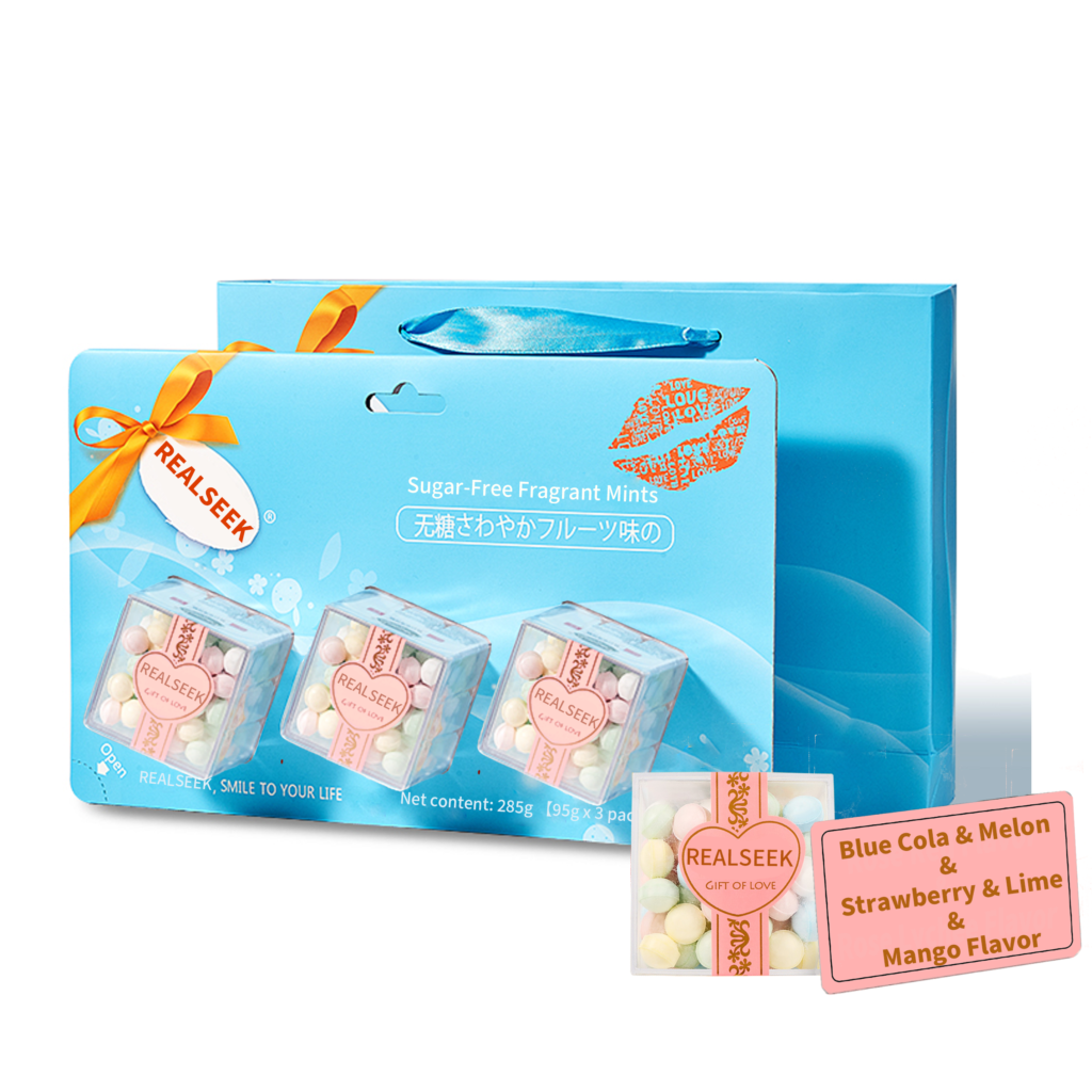 RealSeek Mints Blue Cola & Melon  &  Strawberry & Lime  &  Mango Flavor