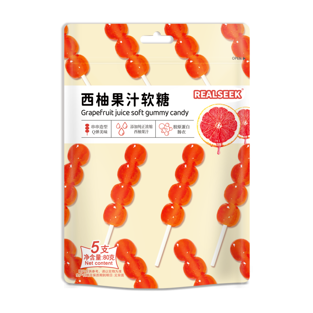 REALSEEK Gummy Sticks Grapefruit