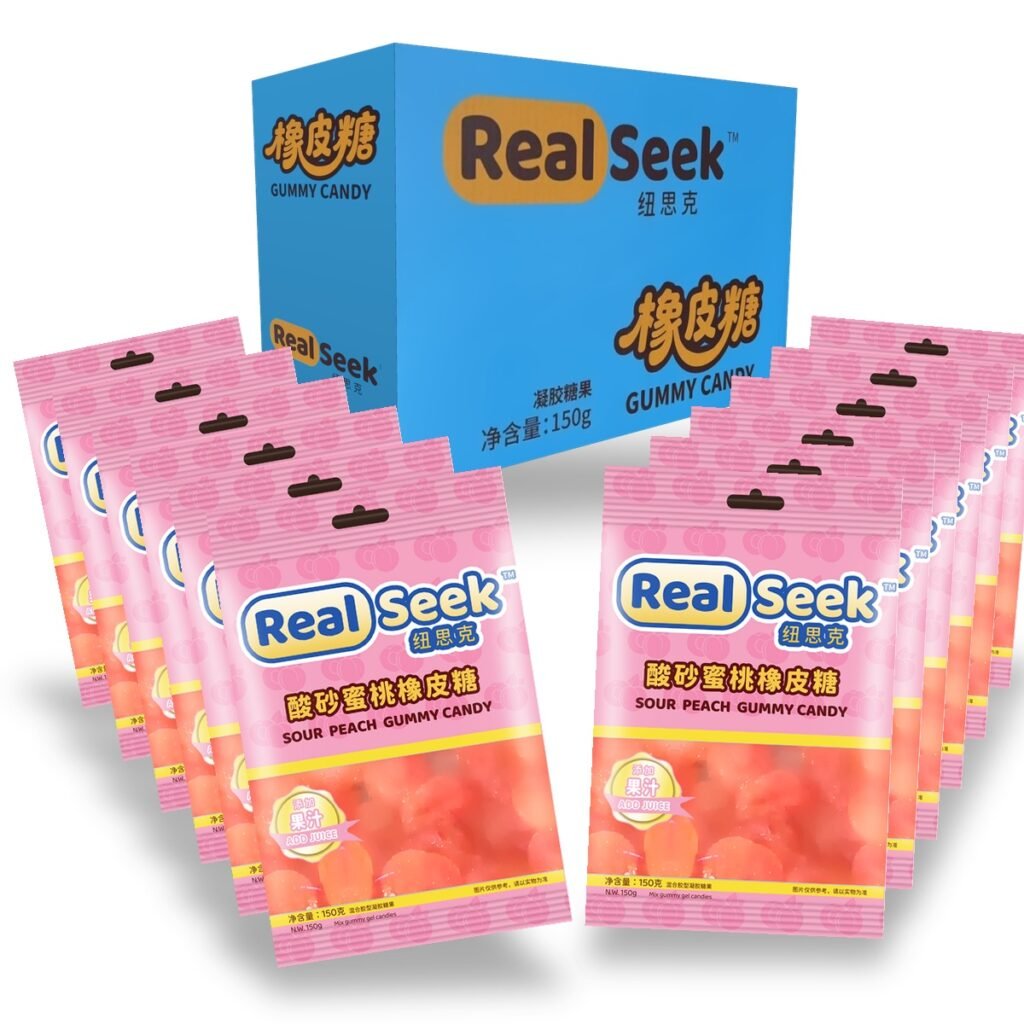 REALSEEK SOUR PEACH GUMMY CANDY