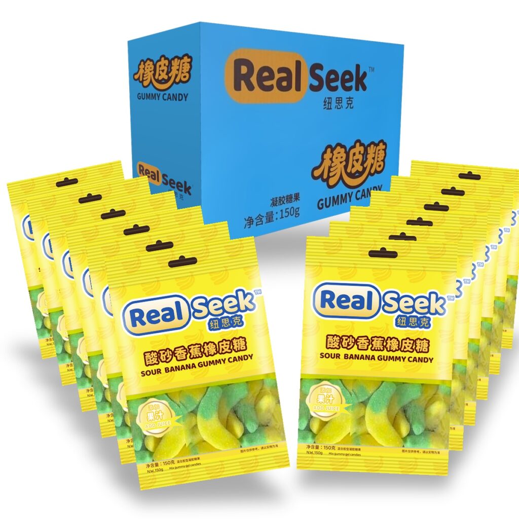 REALSEEK SOUR BANANA GUMMY CANDY