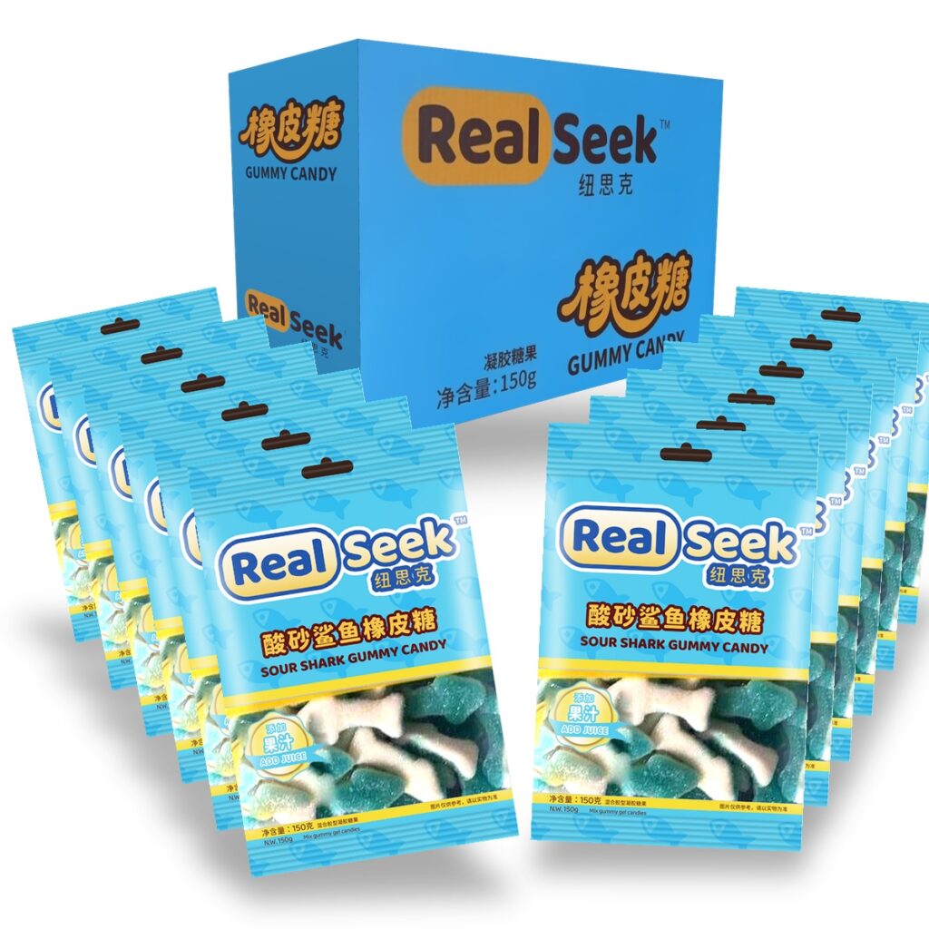 REAlSEEK SOUR SHARK GUMMY CANDY