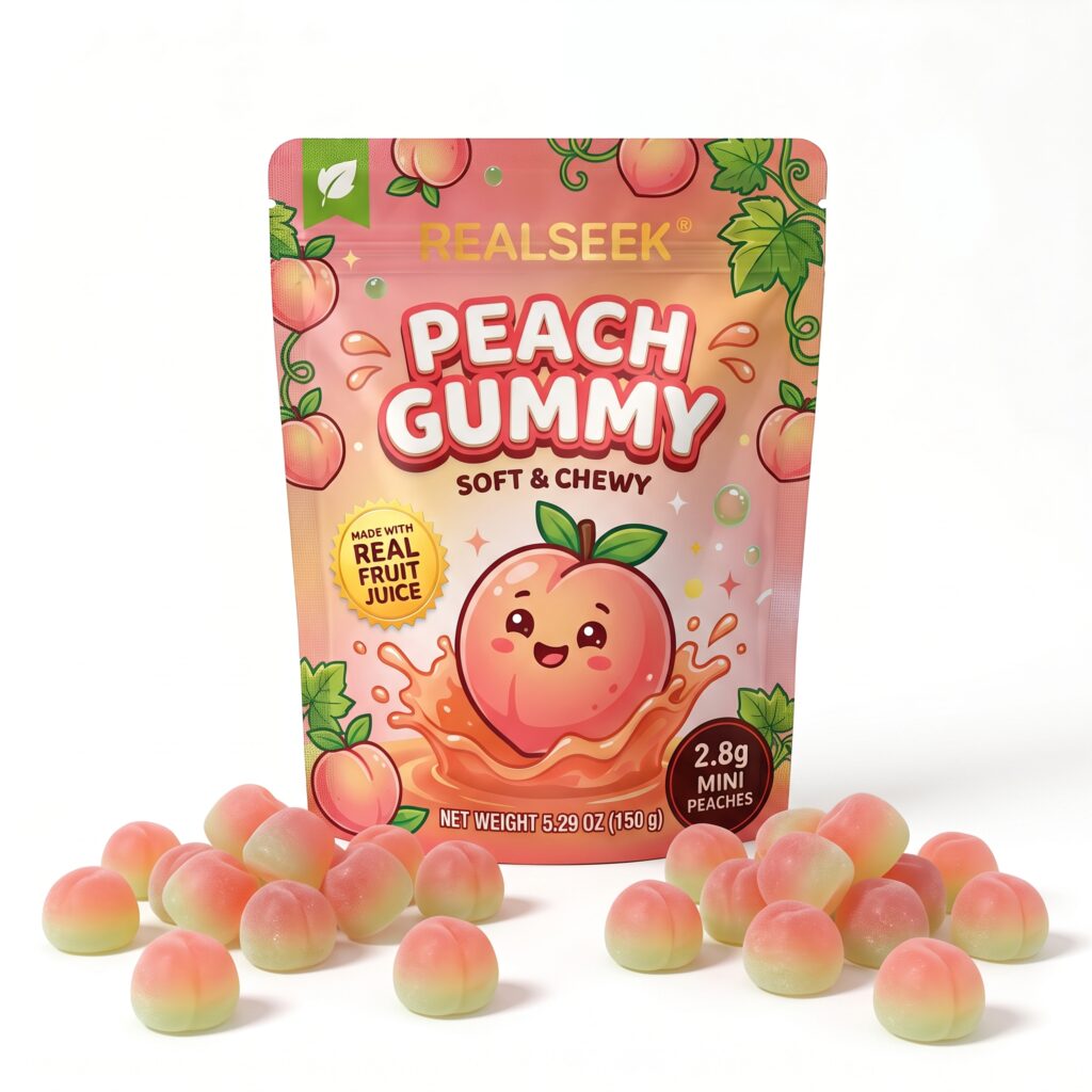 REALSEEK Gelatin Gummy Peach