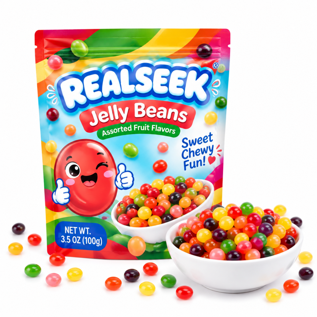 REALSEEK Round Jelly Beans - Mixed Flavors