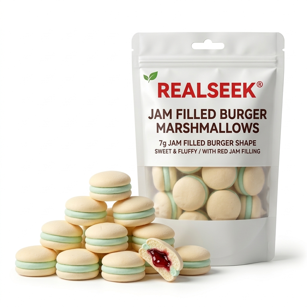 REALSEEK Marshmallow Jam Filled Burger 7g