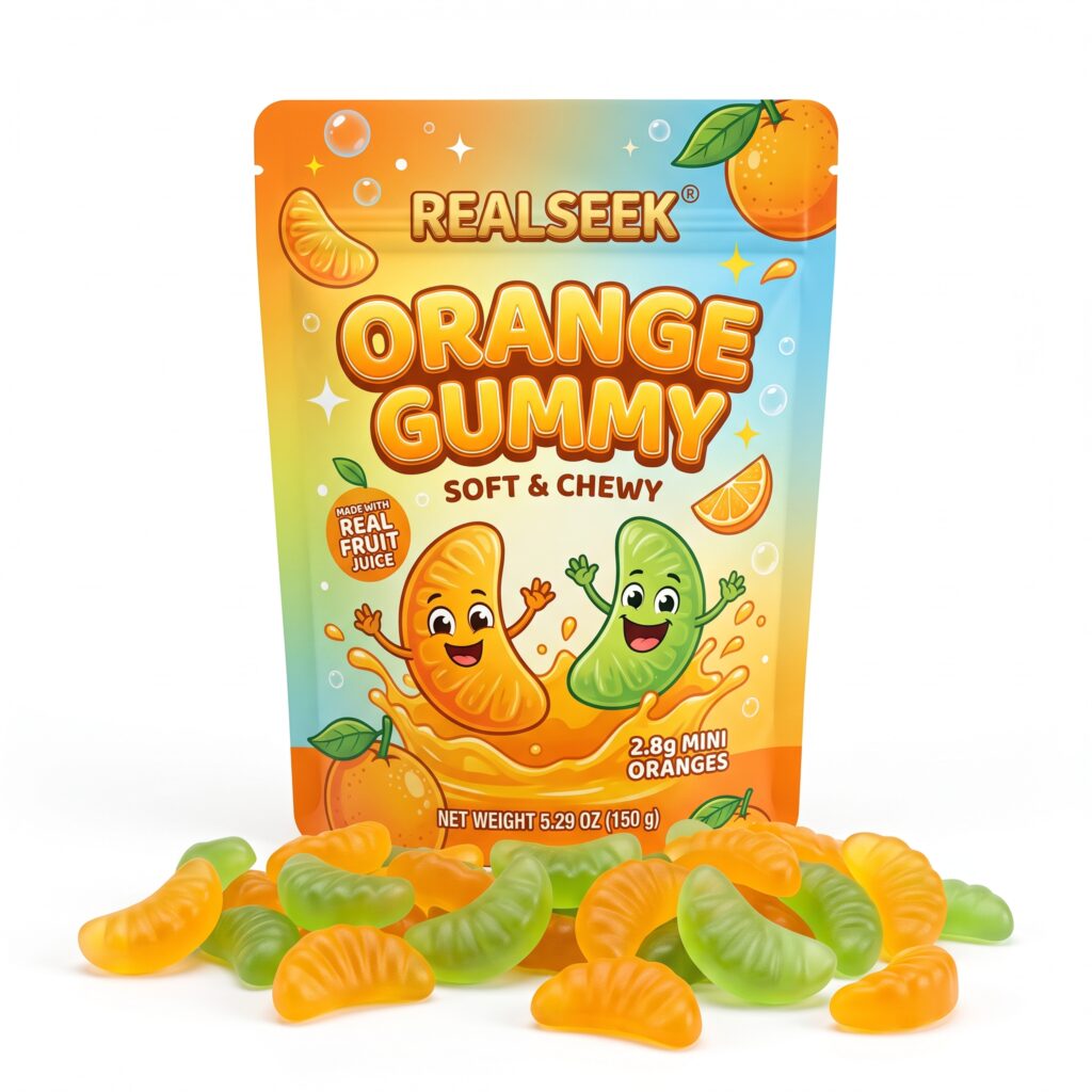 REALSEEK Gelatin Gummy Orange
