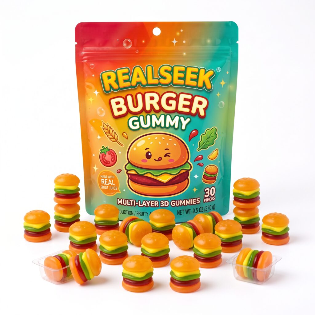 REALSEEK Gelatin Gummy Burger