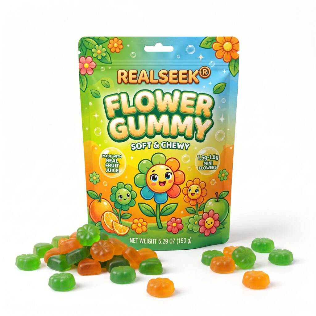 REALSEEK Gelatin Gummy Flower