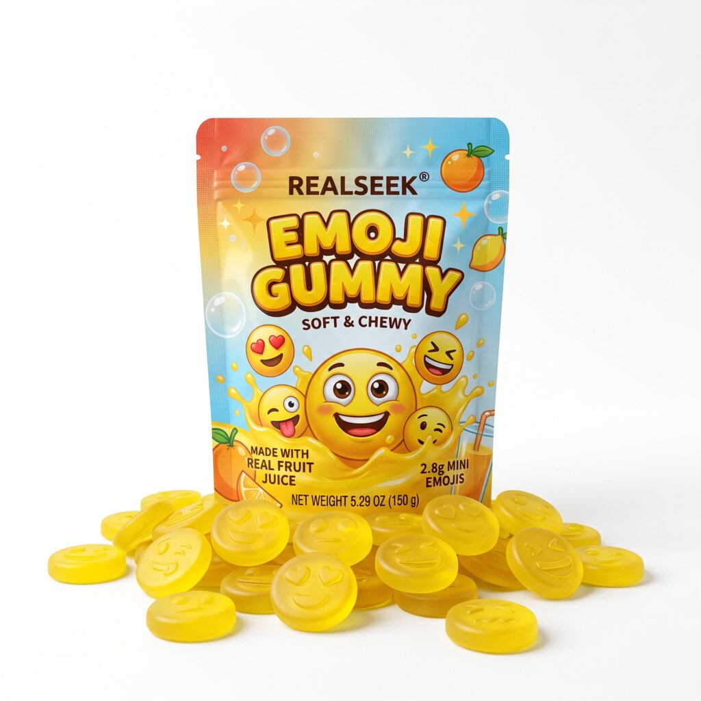 REALSEEK Gelatin Gummy Emoji