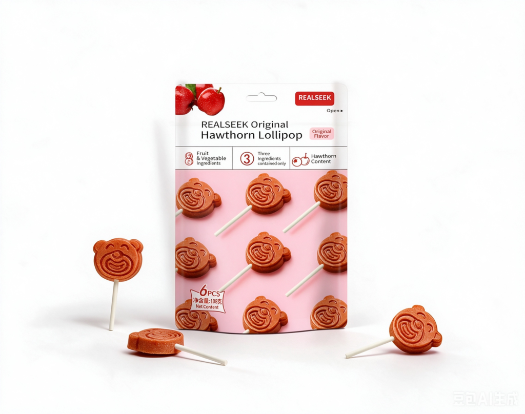 REALSEEK  Hawthorn Lollipops Original Flavor