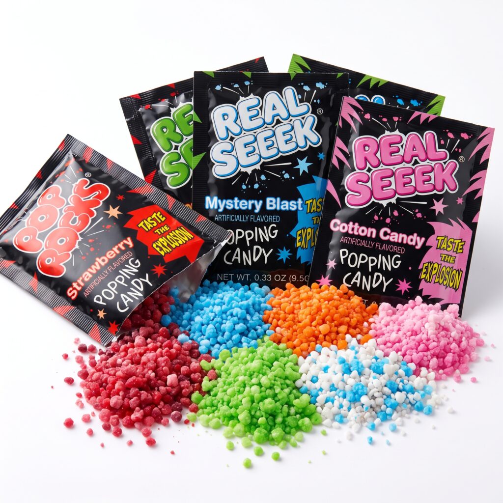 Custom Popping Candy with a Stable Pop and Your Flavor